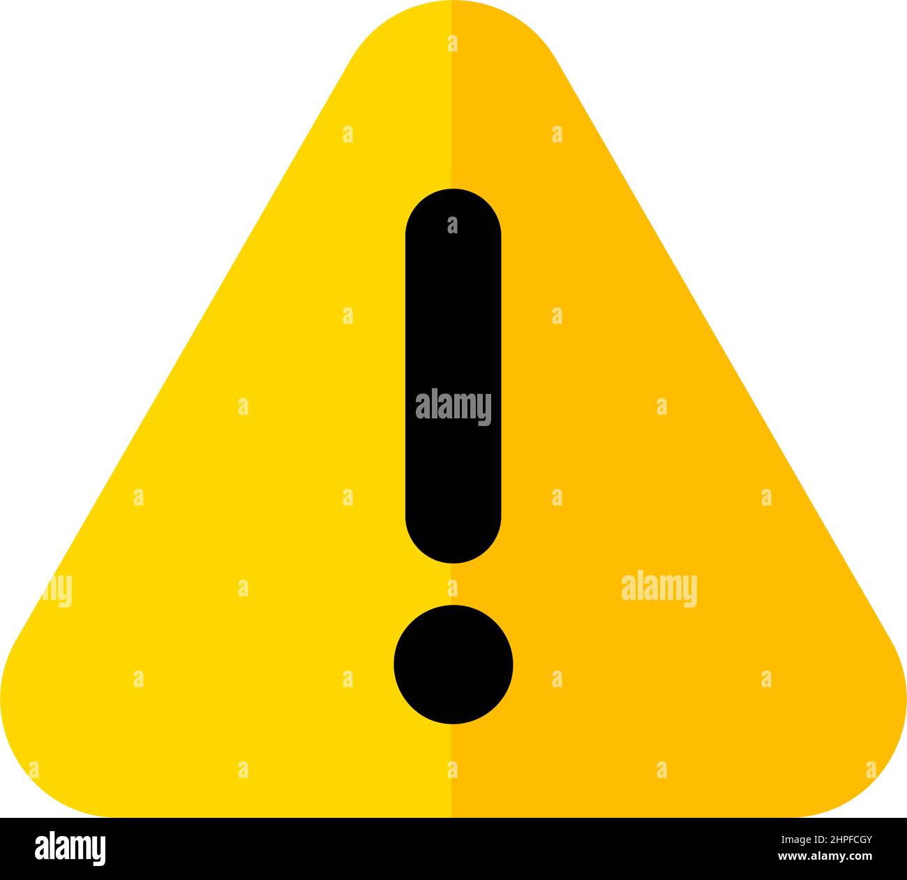 Illustration de l'icône de vecteur d'alerte et de mise en garde Illustration de Vecteur