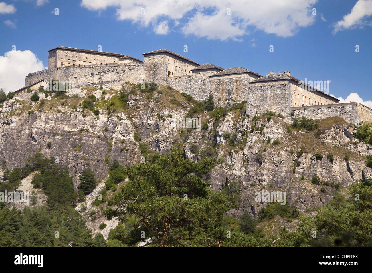 Fort Victor-Emmanuel, Aussois, Rhône-Alpes, France. Banque D'Images