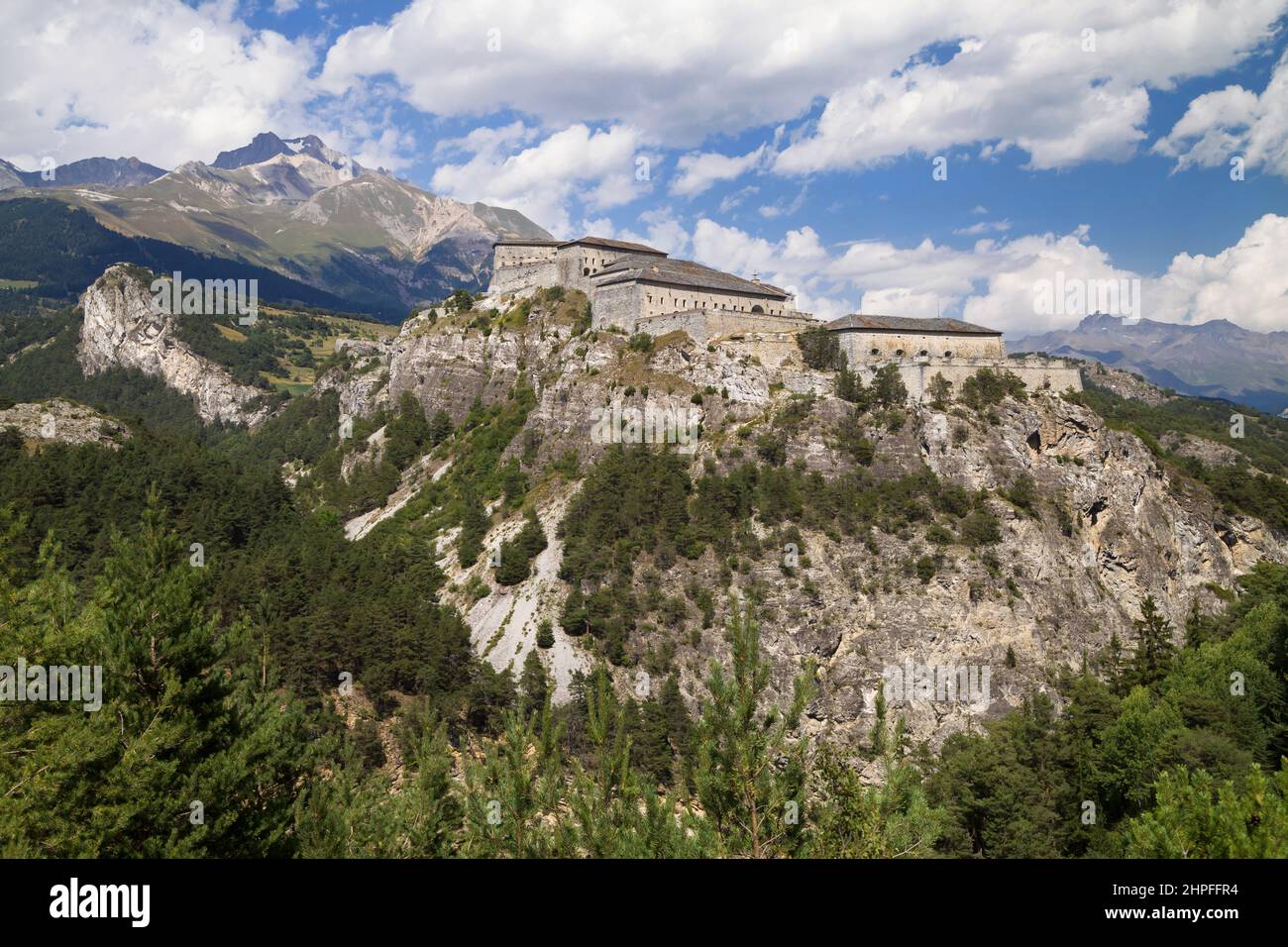 Barrière de l'Esseion, Aussois, Rhône-Alpes, France. Banque D'Images