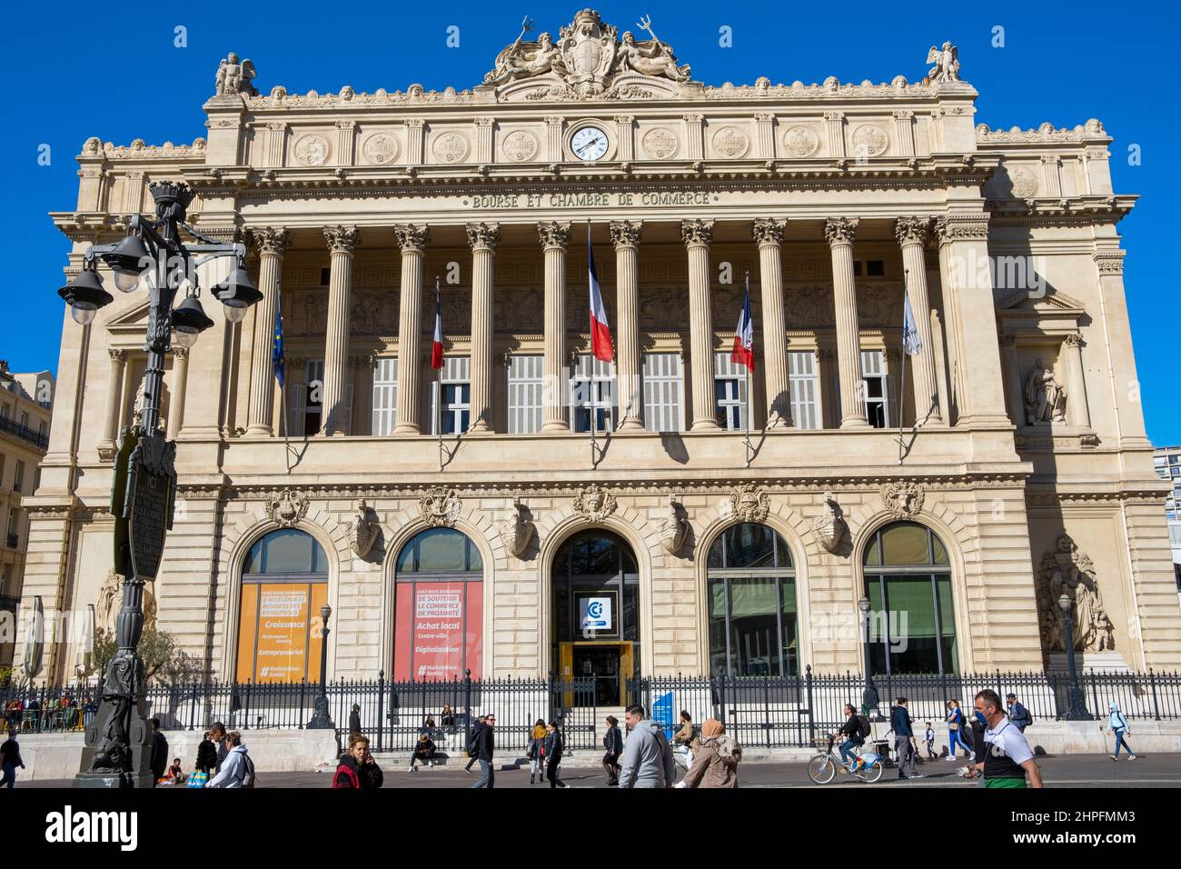 Chambre de Commerce Marseille Canebiére France Banque D'Images