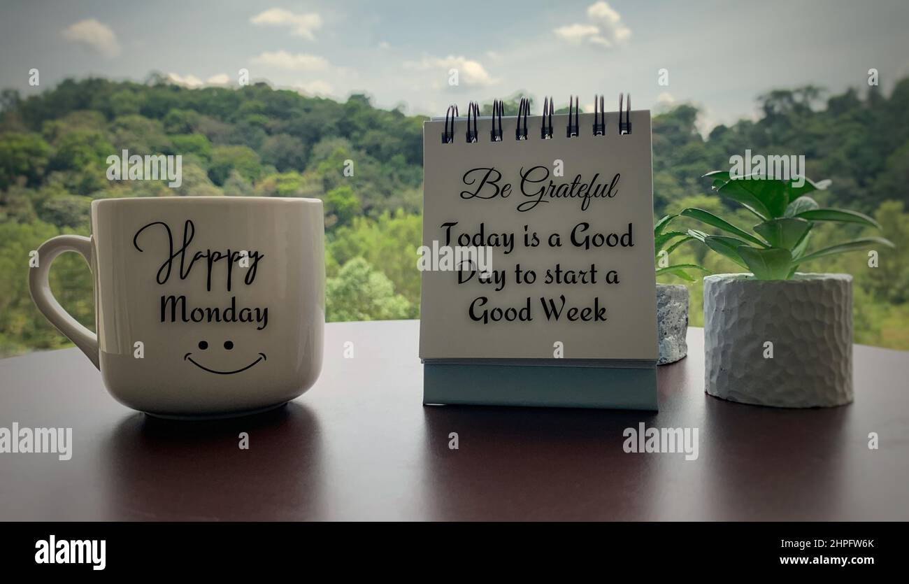 Monday Coffee Quotes Banque De Photographies Et D Images A Haute Resolution Alamy