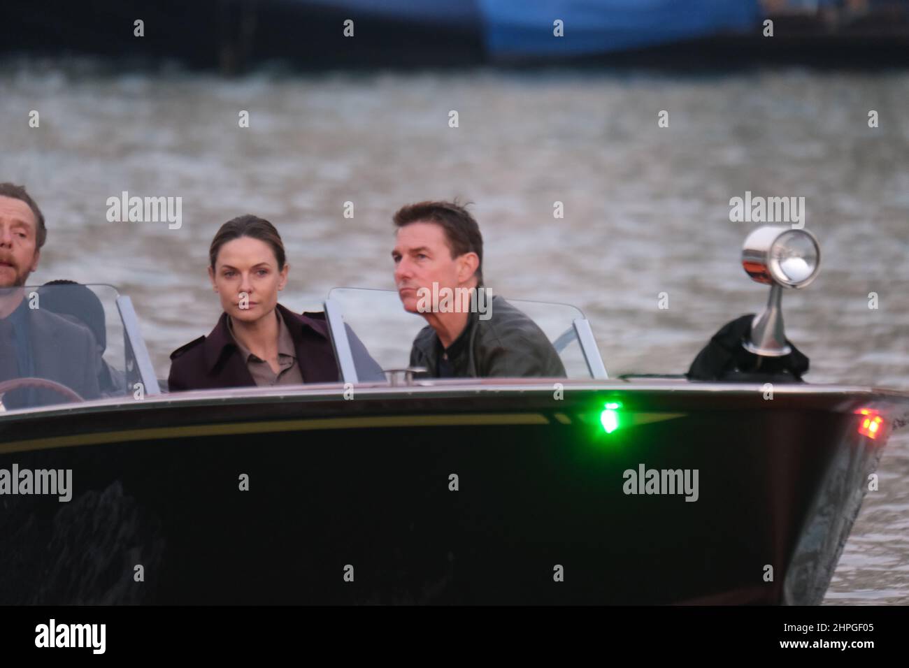 Tom croisière pendant le tournage de la mission impossible 7 à venise Banque D'Images