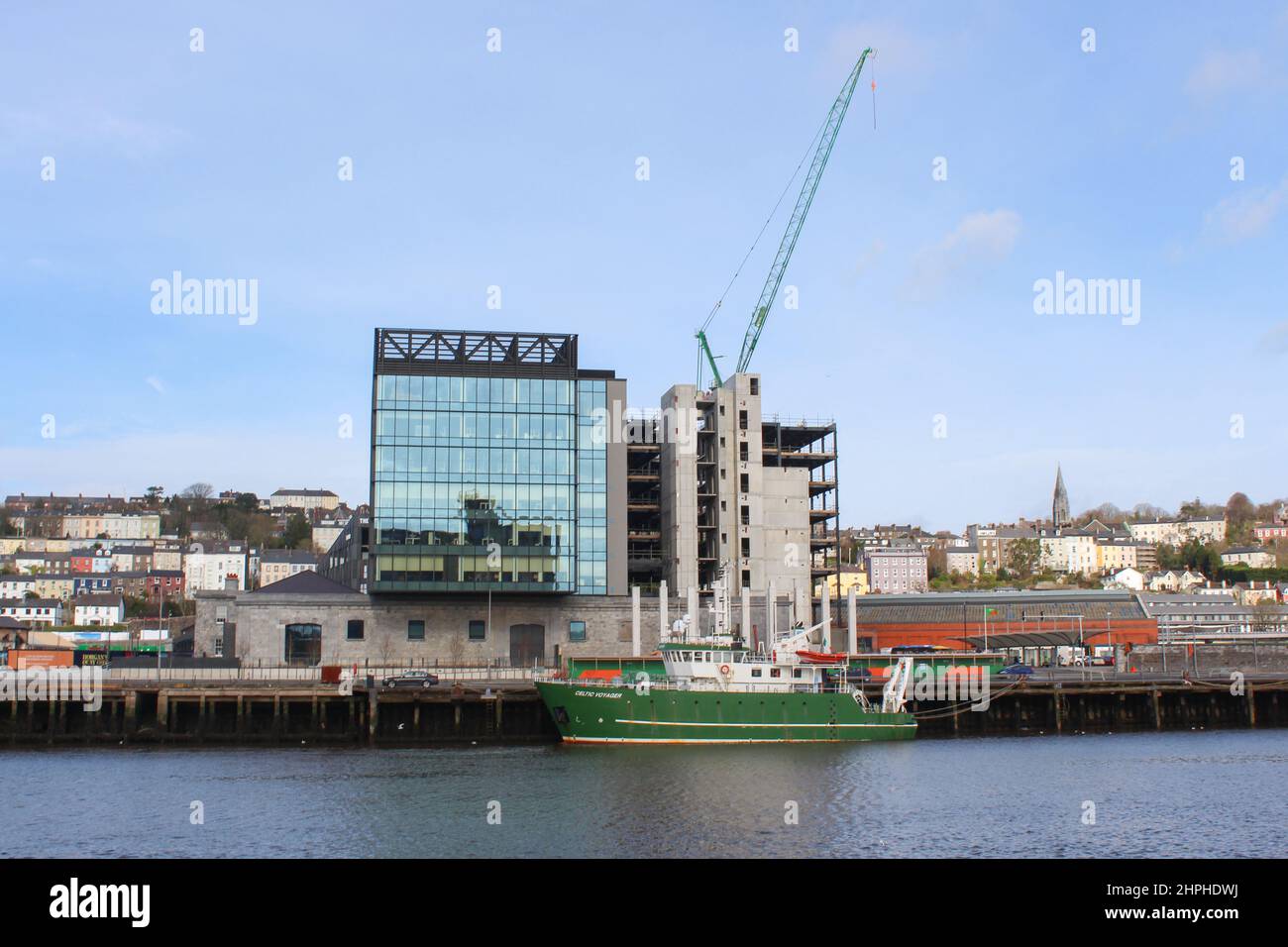 Port de Cork, ville de Cork. Irlande Banque D'Images