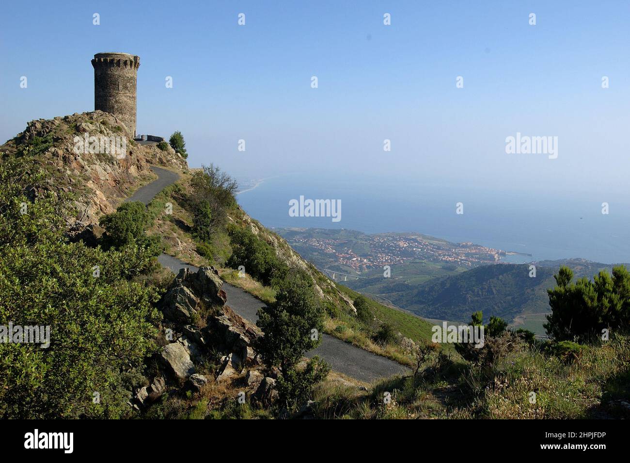 [FRANCE ROUSSILLON VITICULTURE BANYULS Banque D'Images