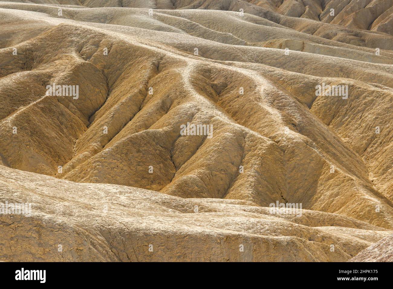 Schéma naturel des rochers à Zabriskie point dans le parc national de la Vallée de la mort Banque D'Images