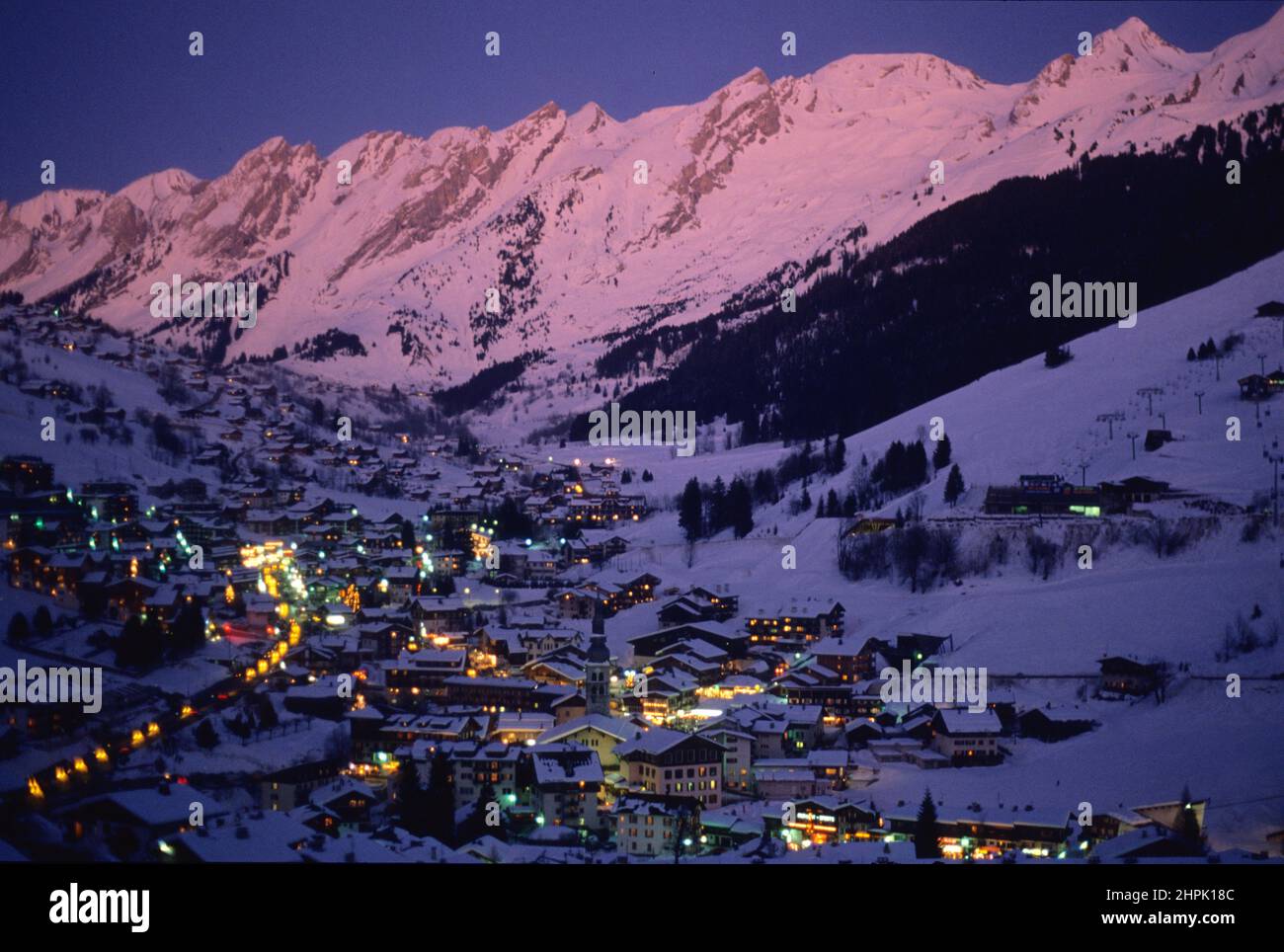 [france les alpes haute savoie la clusaz] Banque D'Images