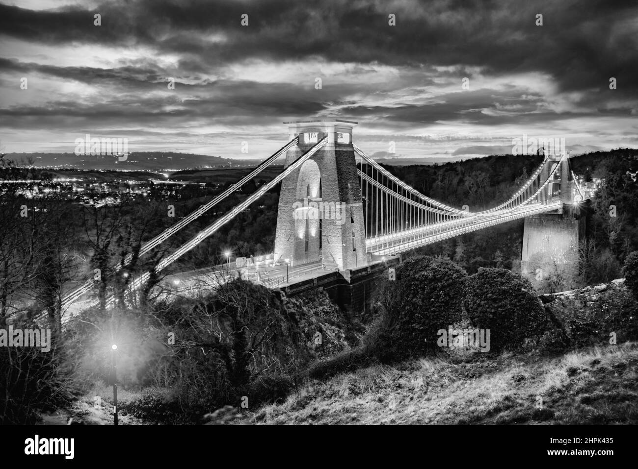 Le pont suspendu de Cifton, Bristol, Royaume-Uni Banque D'Images