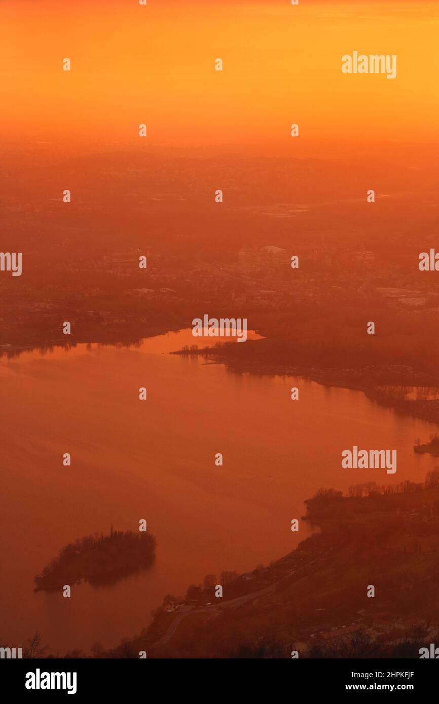 Les lacs italiens Banque D'Images