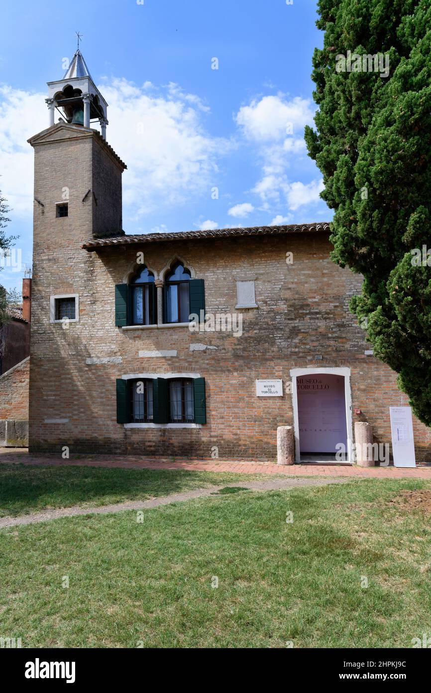 Museo Provinciale di Torcello, Musée provincial de Torcello, Musée archéologique et médiéval, Venise, Vénétie, Italie, Europe Banque D'Images