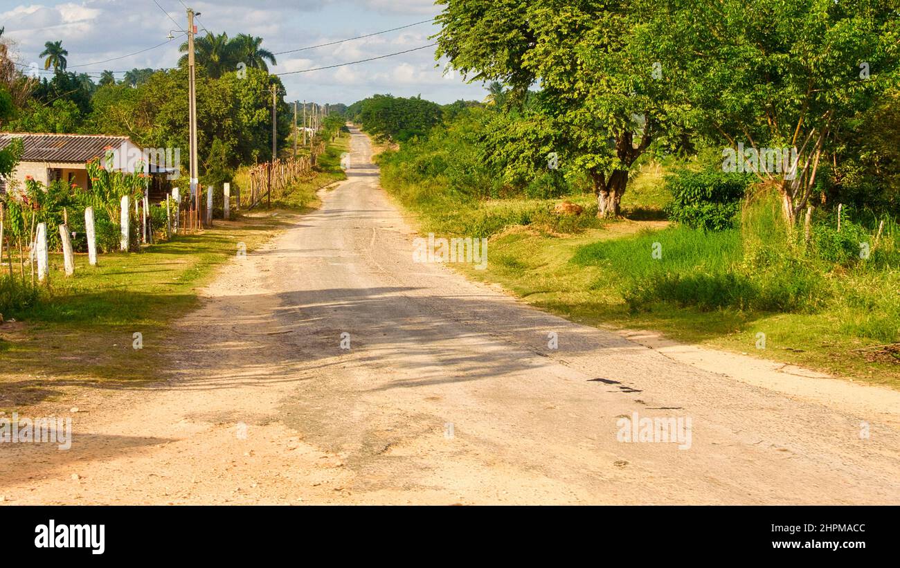 Scène rurale à Cuba, 2016 Banque D'Images