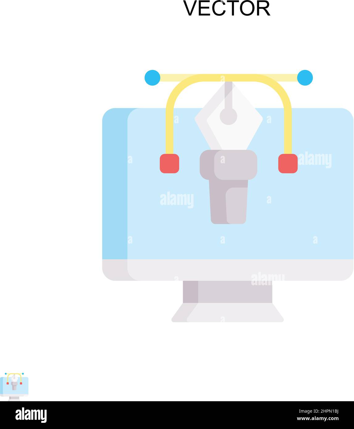 Icône vecteur simple. Modèle de conception de symbole d'illustration pour élément d'interface utilisateur Web mobile. Illustration de Vecteur