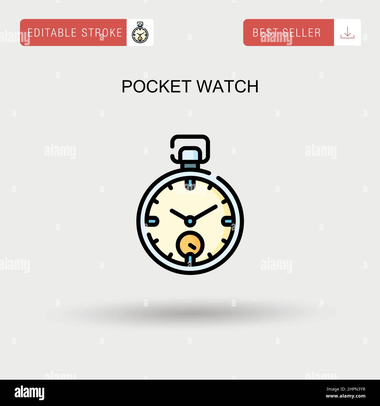 Dessin Montre A Gousset Cassé Gousset montre Banque d'images vectorielles - Alamy
