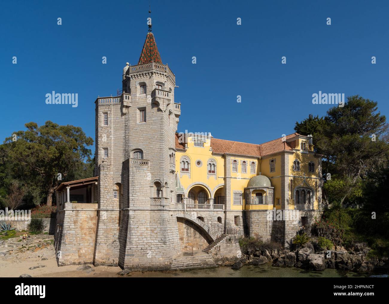 Cascais, Palácio dos Condes de Castro Guimarães, Musée Banque D'Images