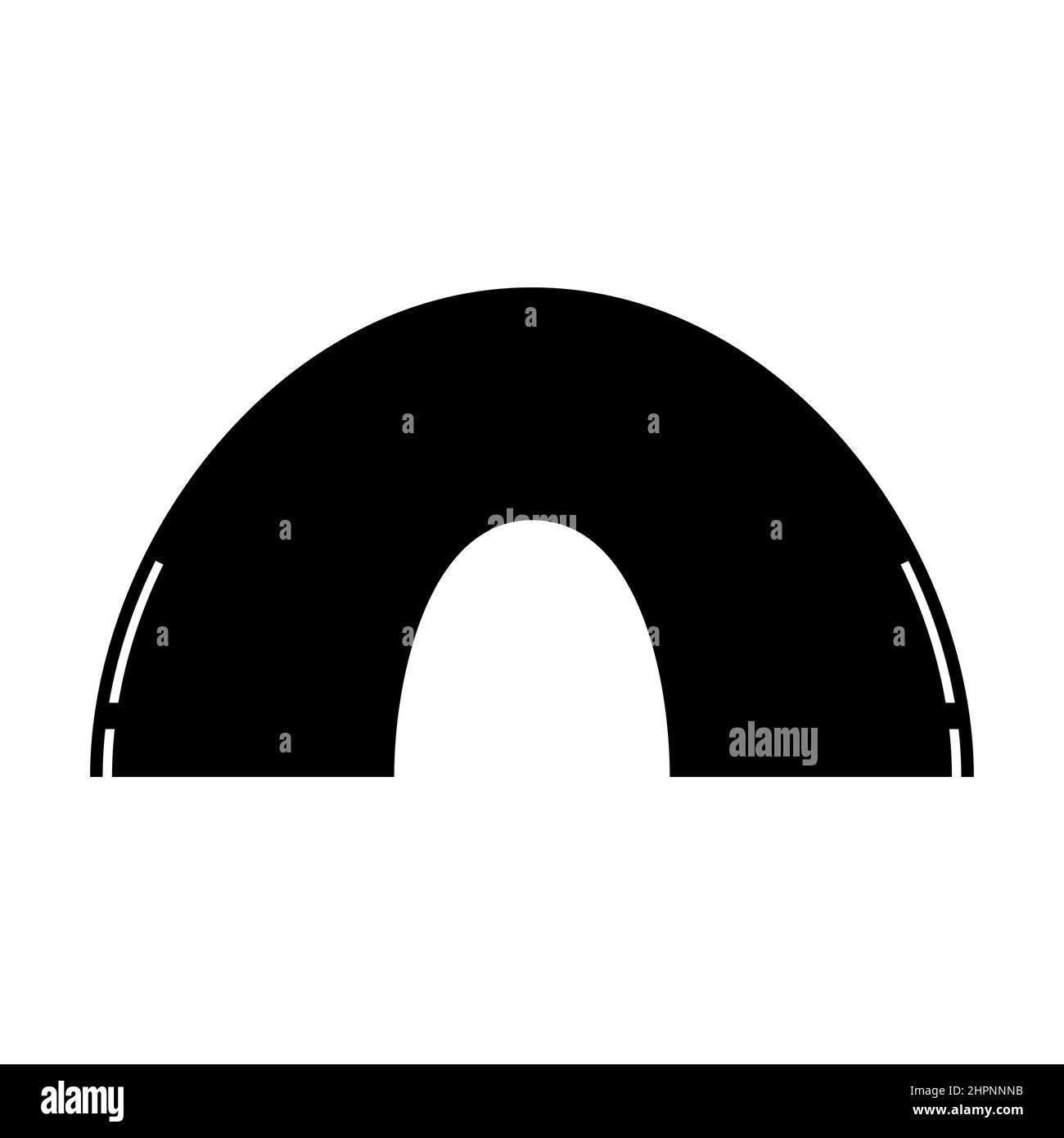 Tente vecteur toile noire icône marquise fête événement silhouette icône tente Illustration de Vecteur