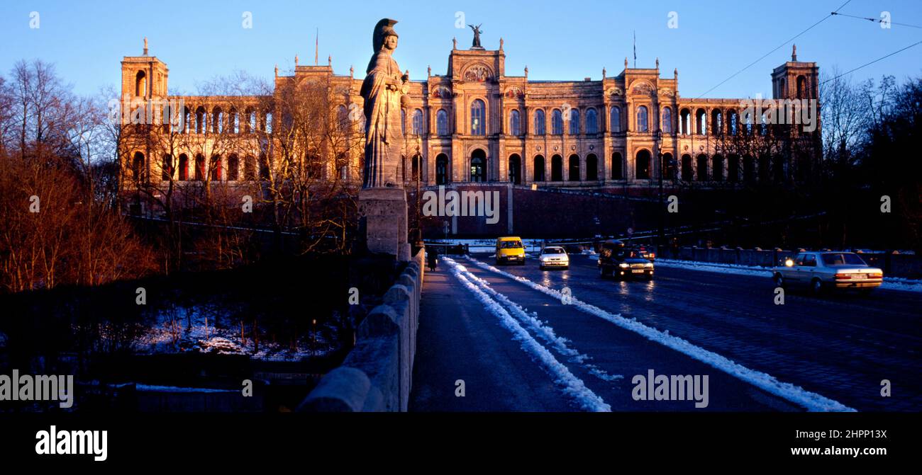 Maximilianeum, Parlement d'État bavarois, Munich, Allemagne Banque D'Images