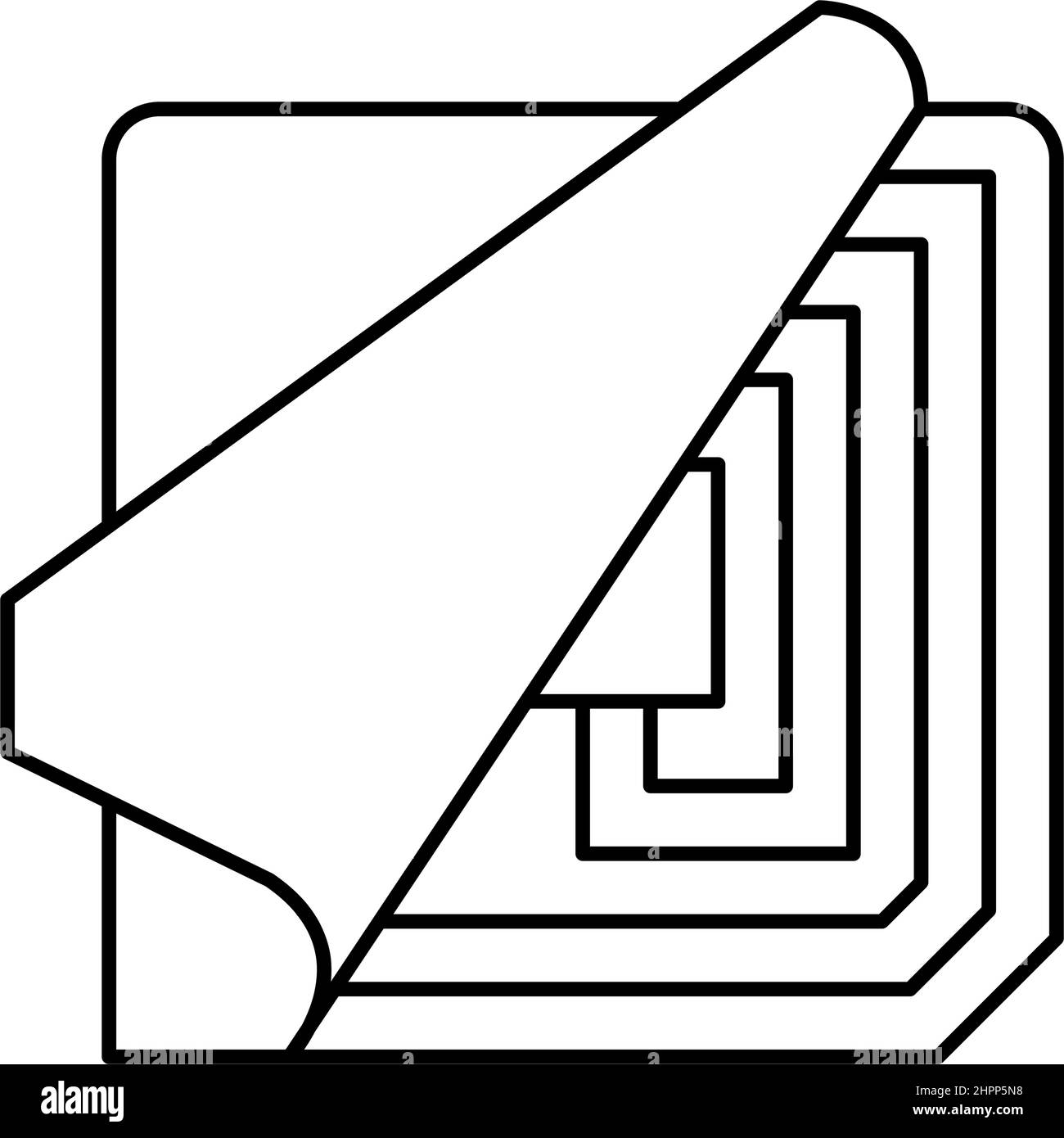illustration vectorielle de la ligne de composant de fil de cuivre rfid de puce Illustration de Vecteur