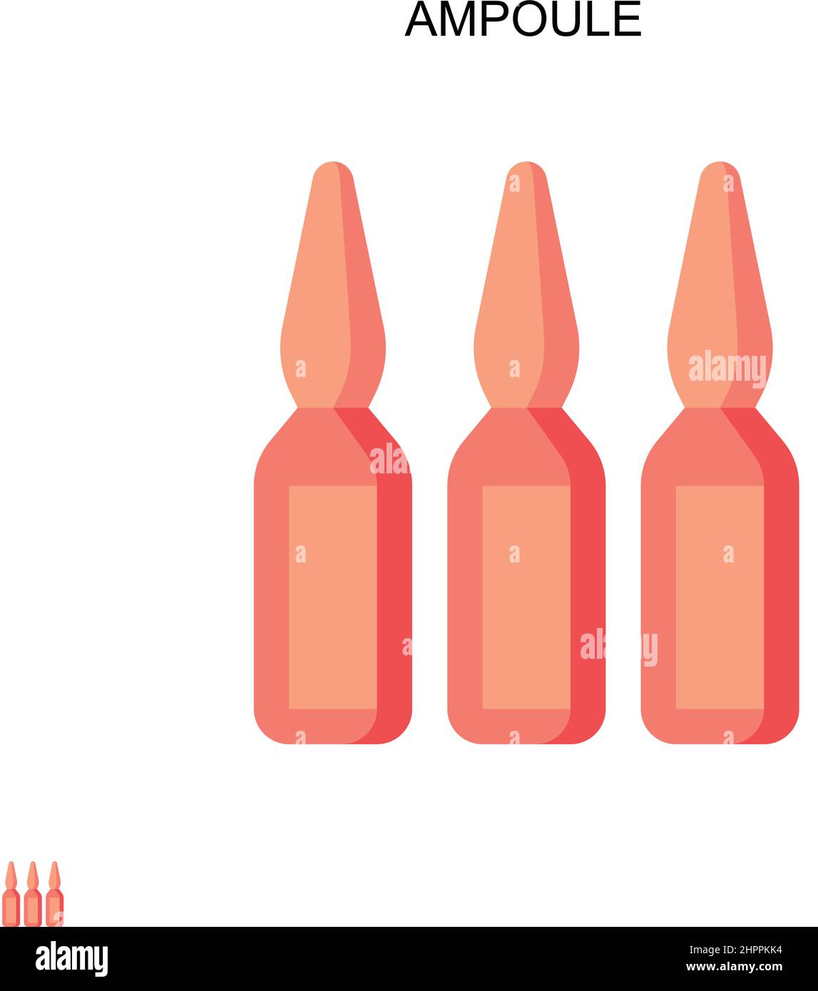Icône de vecteur simple d'ampoule. Modèle de conception de symbole d'illustration pour élément d'interface utilisateur Web mobile. Illustration de Vecteur