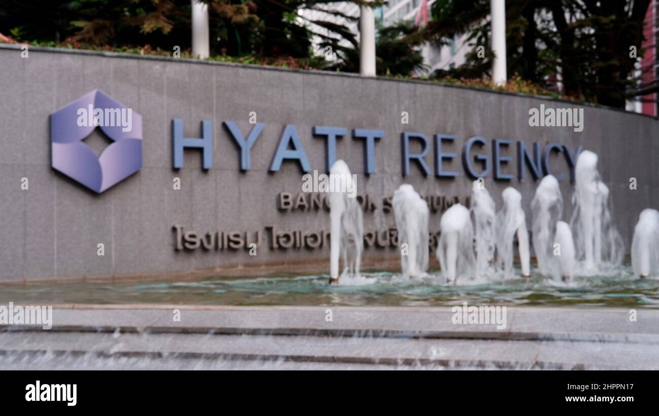 Hyatt Regency Bangkok Sukhumvit, Sukhumvit soi 13, Khlong Toei Nuea, Khet Watthana, Bangkok Thaïlande Banque D'Images