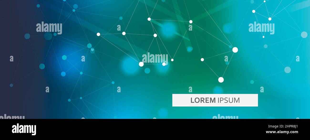 Arrière-plan abstrait graphique. Connecter la visualisation avec des points et des lignes Illustration de Vecteur