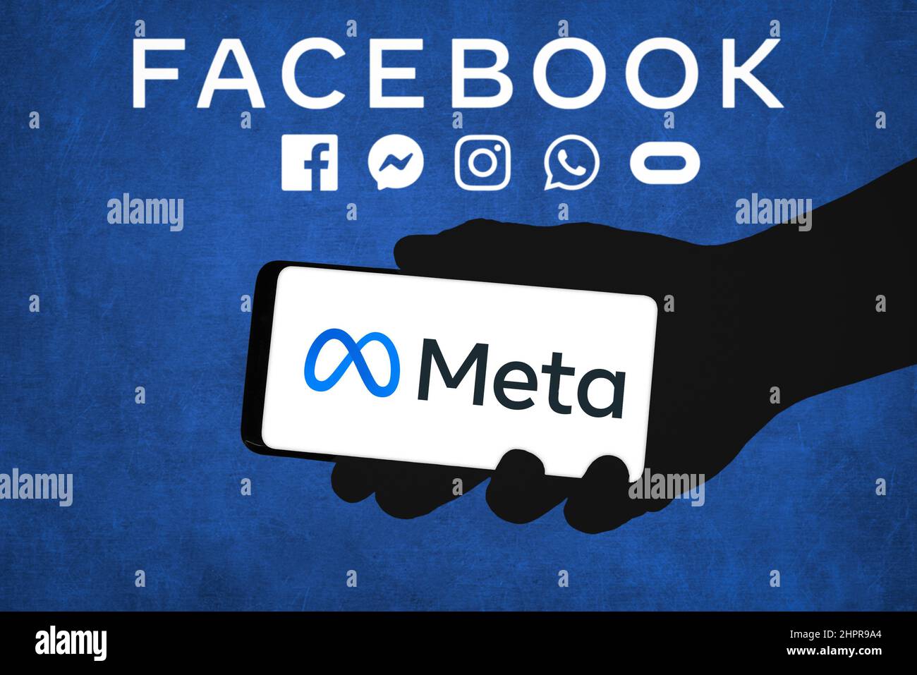 Facebook - Meta plates-formes Banque D'Images