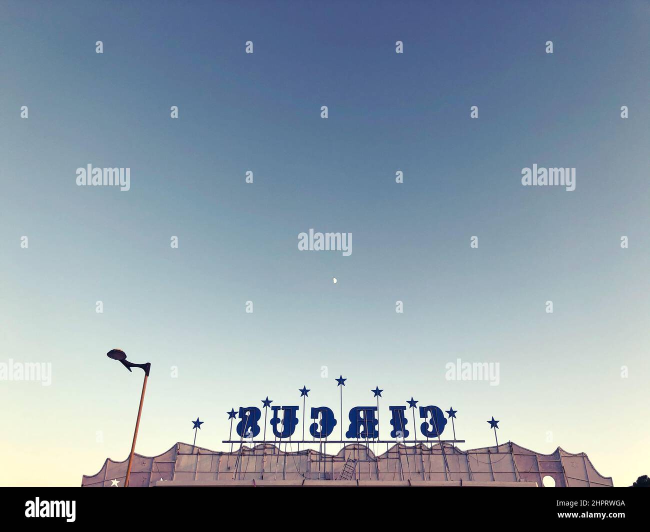 Concept de nuage de signe de mot de cirque Banque D'Images