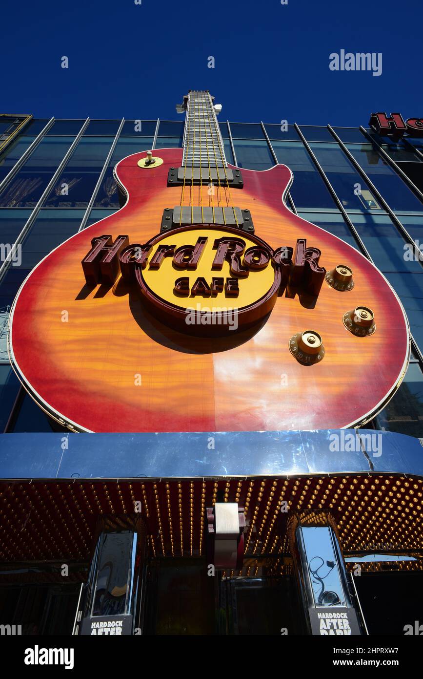 Hard Rock Cafe à Las Vegas, Nevada Banque D'Images