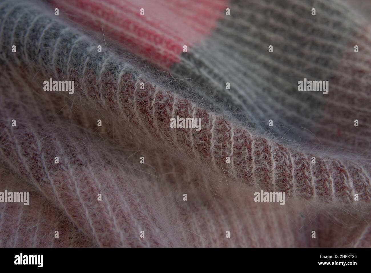 Une texture en laine douce pour un gros plan Banque D'Images