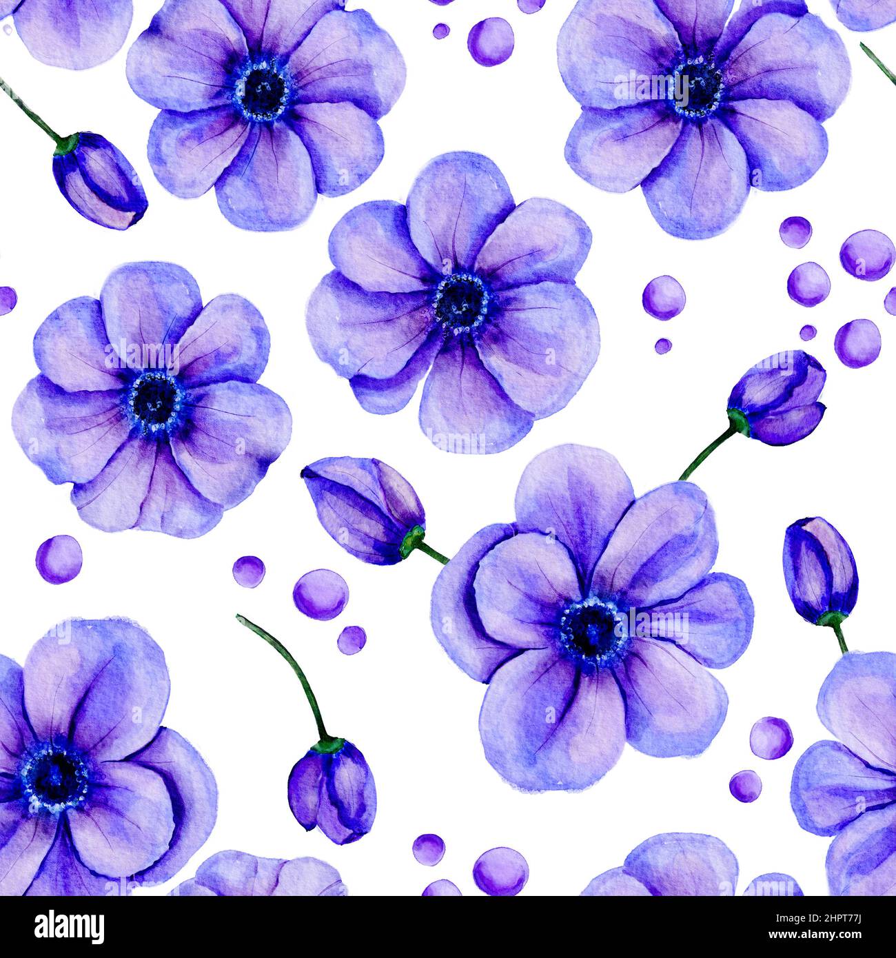 Aquarelle sans coutures joli texture enfant. Motif sans coutures pour bébé. Banque D'Images