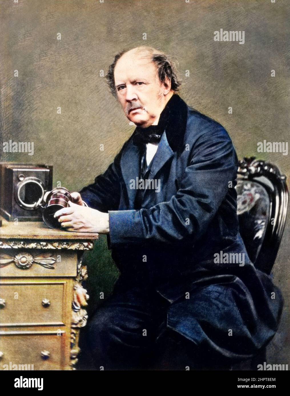 WILLIAM HENRY FOX TALBOT (1800-1877). Physicien anglais et pionnier de la photographie. Banque D'Images