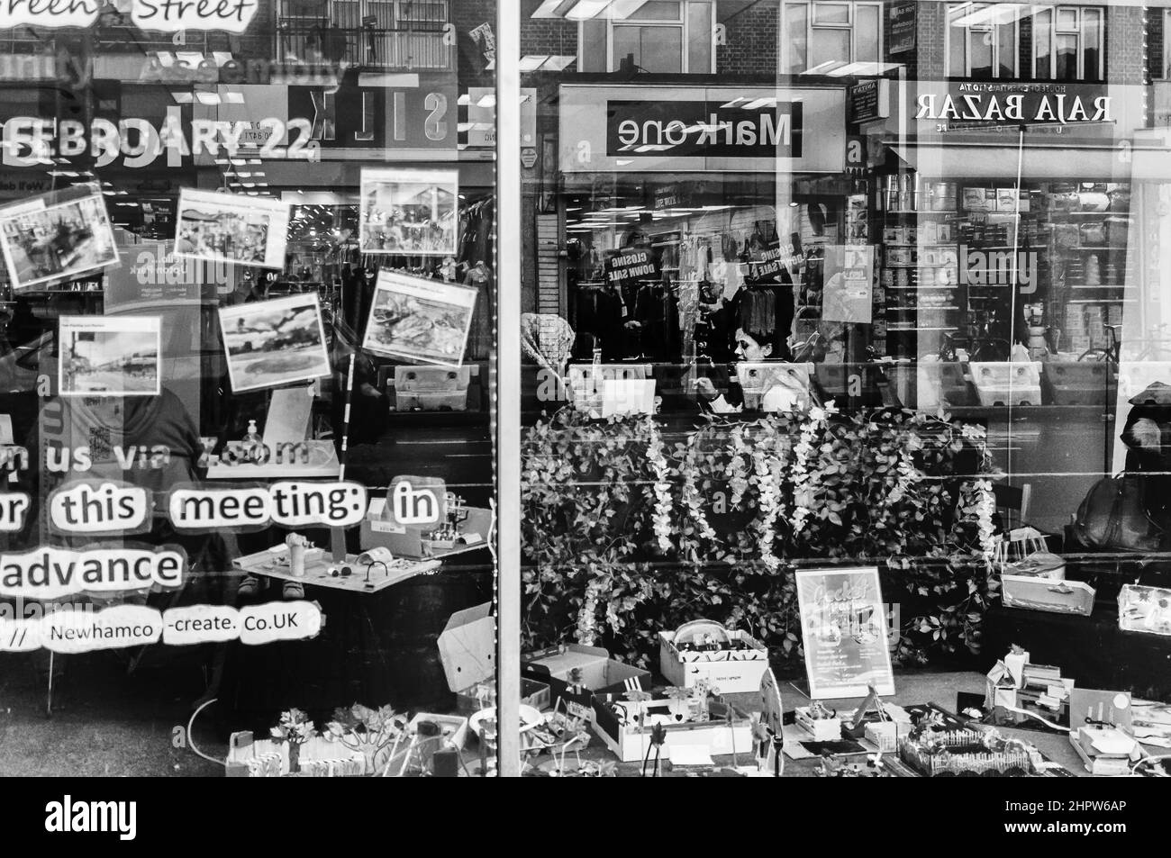 Photographie de London Street à Green Street, Upton Park, Newham Banque D'Images