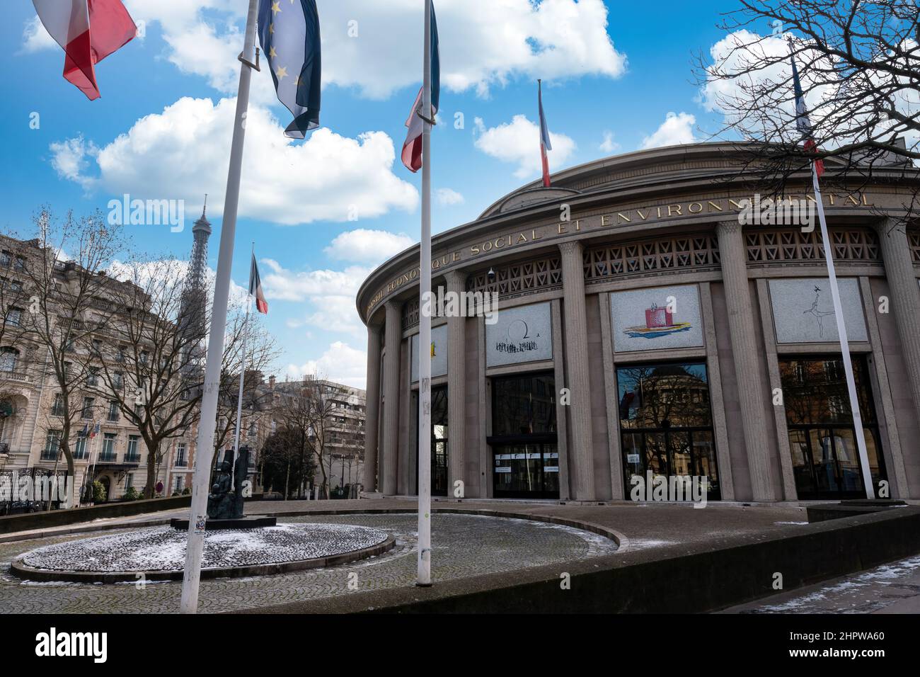 Conseil économique, social et environnemental, CESE-ESEC, Paris Banque D'Images