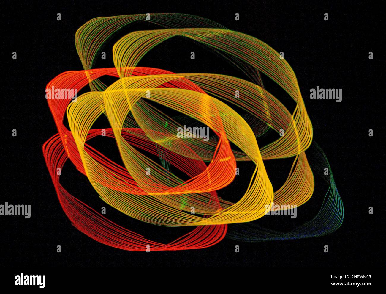 Dessus tournant, arrière-plan sombre, forme géométrique, chiffres abstraits, jeu de lumière, Mouvement, photographie de pendule, Baden-Baden, Bade-Wurtemberg Banque D'Images
