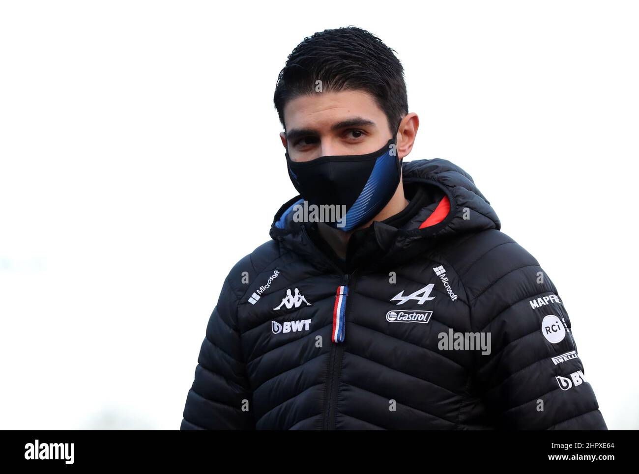 Esteban Ocon d'Alpine-Renault le deuxième jour des essais pré-saison au circuit de Barcelone-Catalunya, Espagne. Date de la photo : jeudi 24 février 2022. Banque D'Images