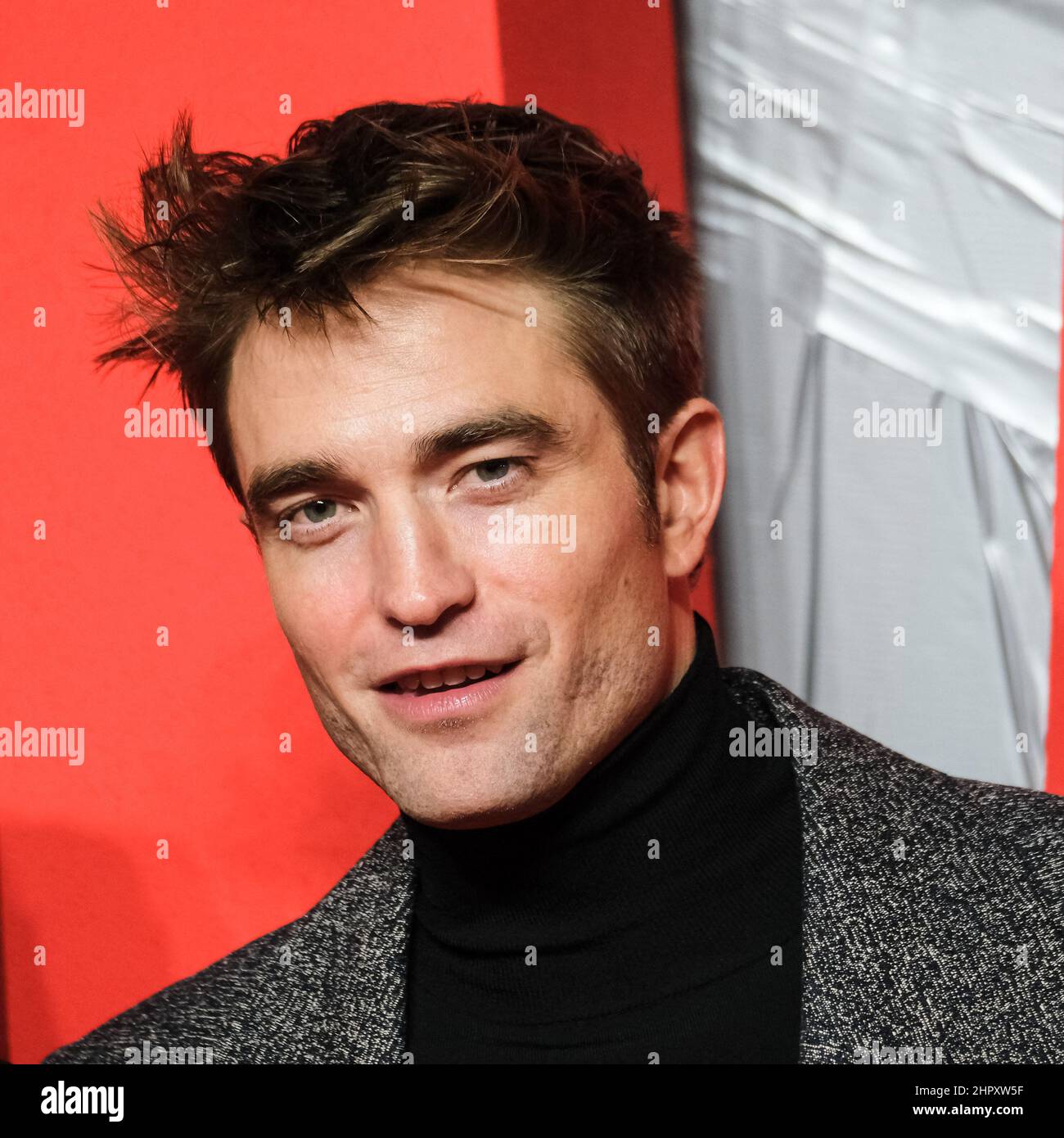 BFI IMAX, LONDRES, ROYAUME-UNI. 23rd févr. 2022. Robert Pattinson participe au screening spécial de 'The Batman'. Photo par crédit : Julie Edwards/Alamy Live News Banque D'Images