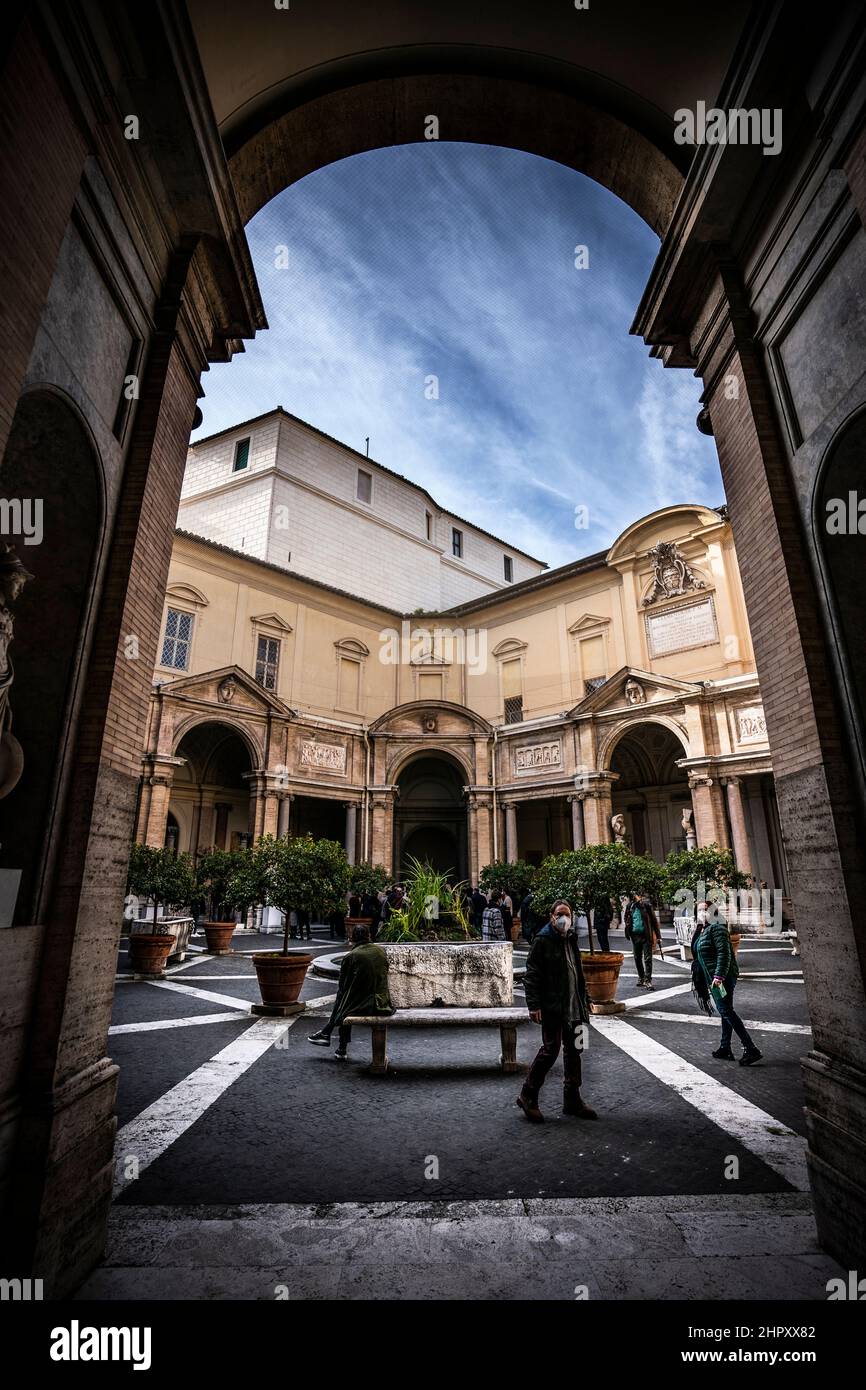 Musée du Vatican, Rome, Italie Banque D'Images