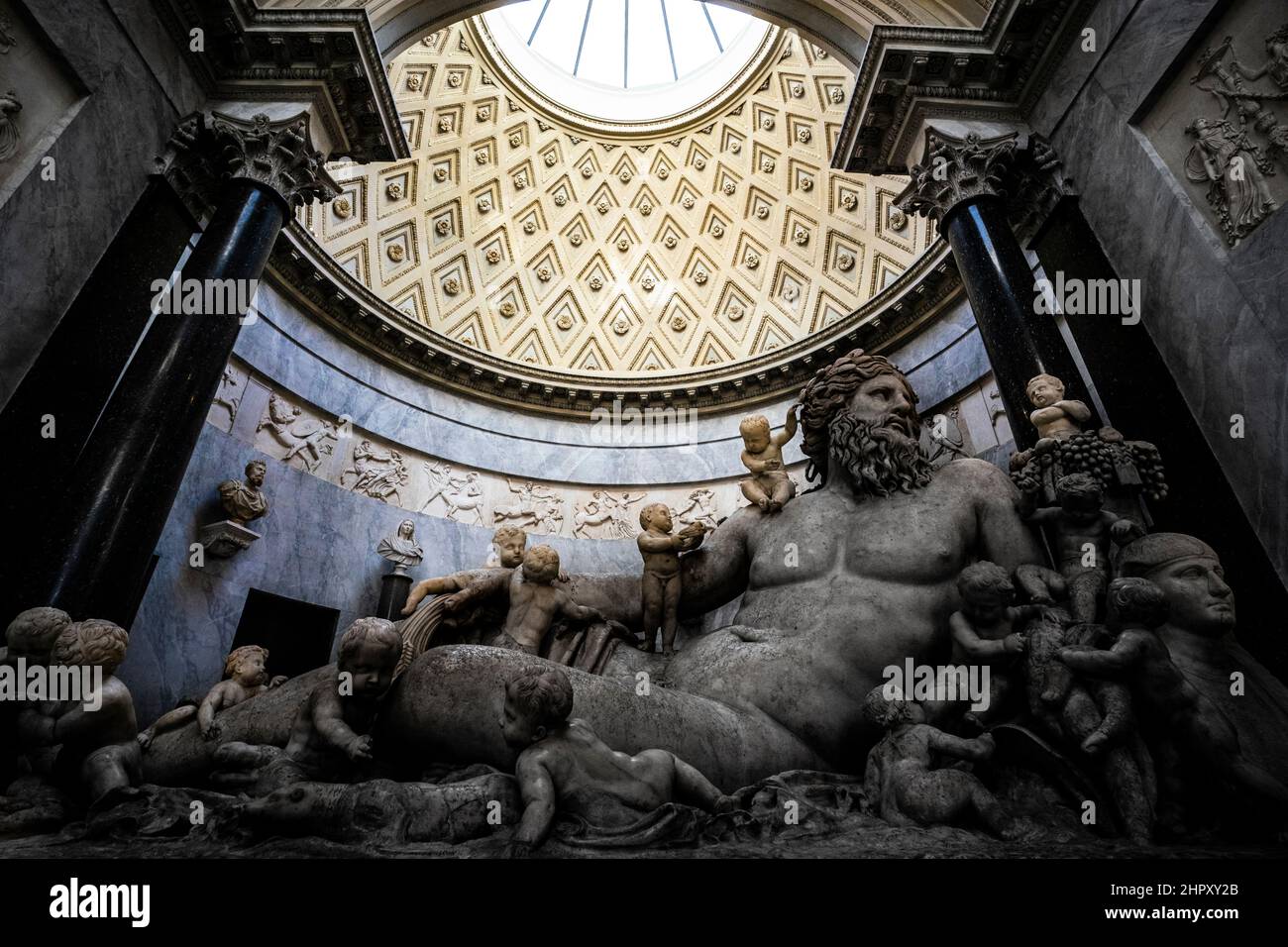 Musée du Vatican, Rome, Italie Banque D'Images