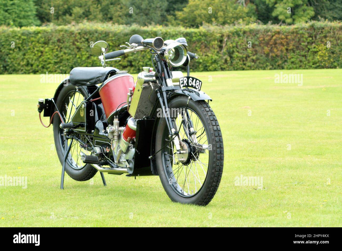 1926 500cc Scott Super Squirrel 'ER 6481' Banque D'Images