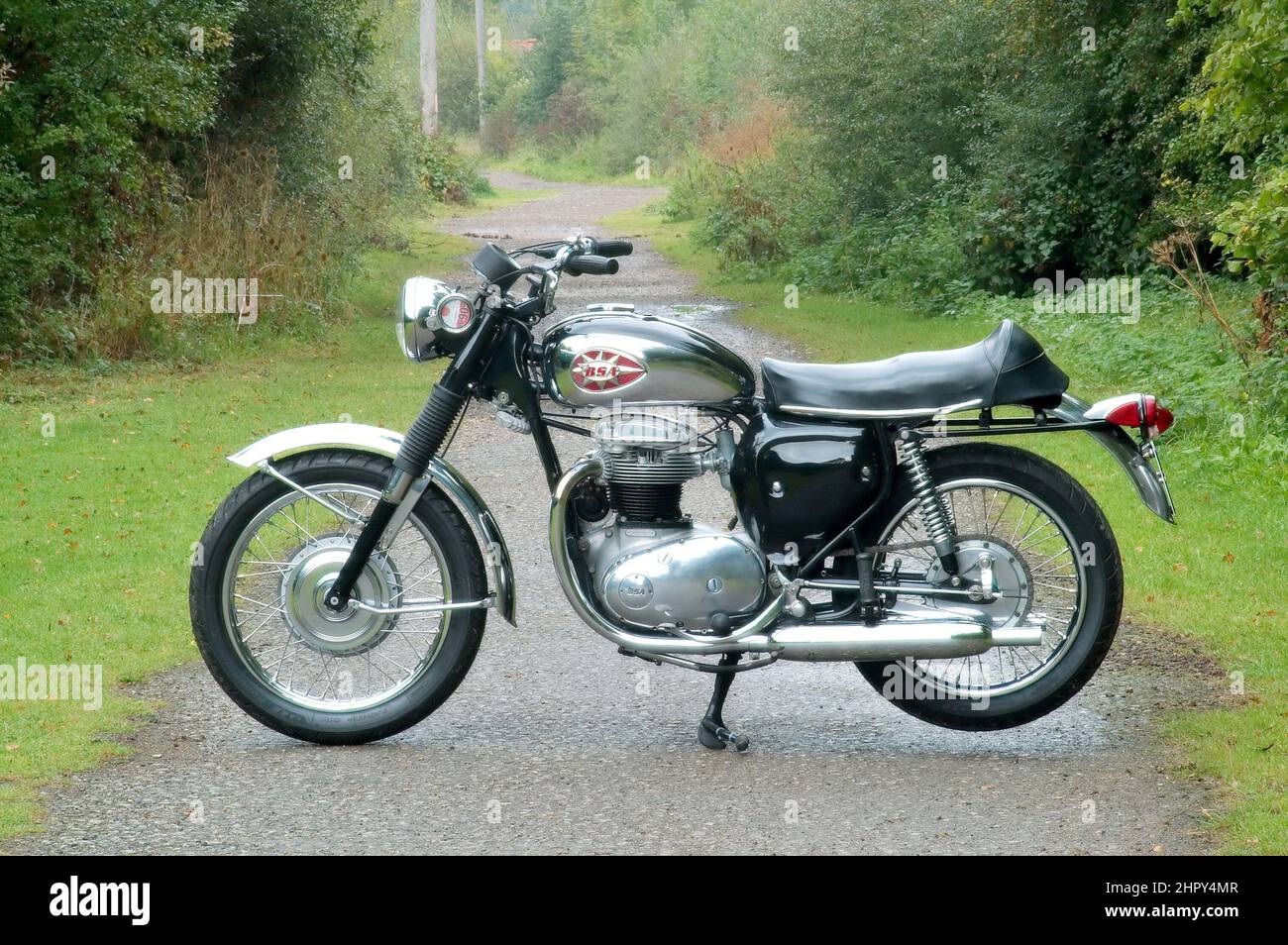 1967 BSA 650cc A65T Thunderbolt USA « EVG 148H » Banque D'Images