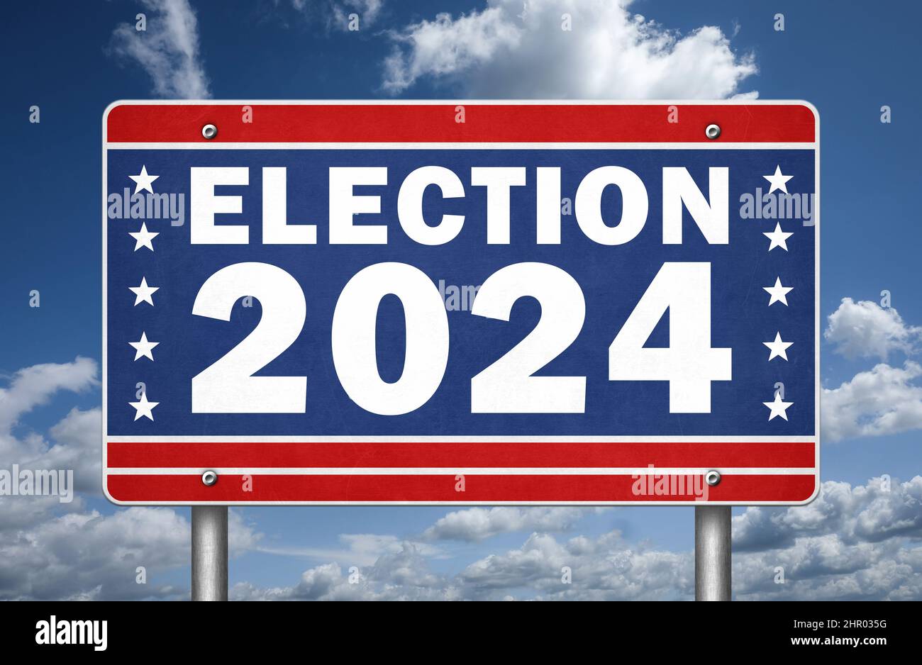 Élection présidentielle américaine en 2024 Banque D'Images