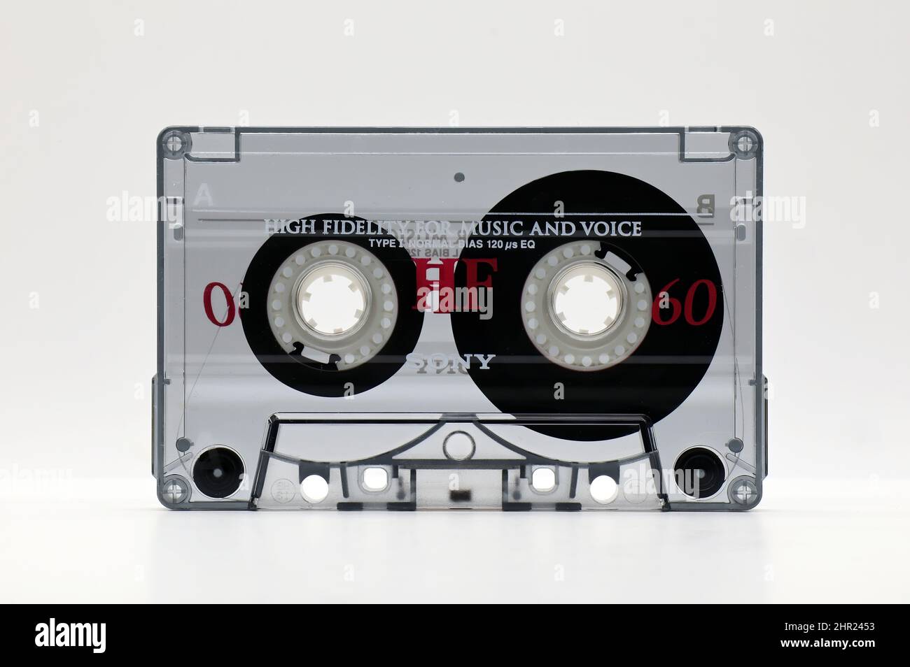 Cassette audio HF-60 de Sony. Technologie vintage de 90s Photo Stock - Alamy
