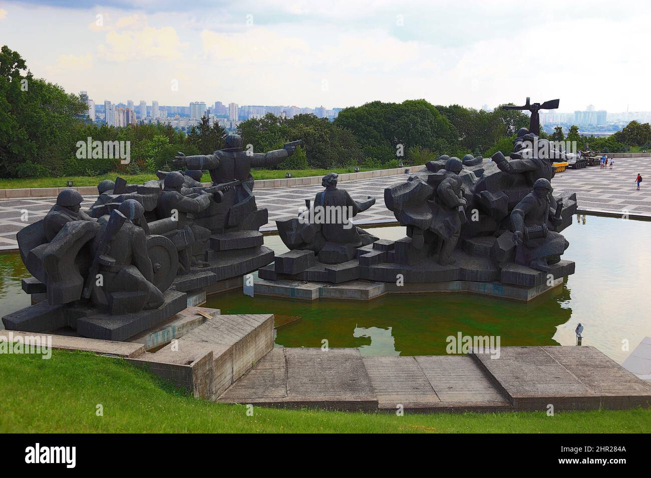 Rôle De L'ukraine Pendant La Seconde Guerre Mondiale Ville de Kiev, soldats, sculptures dans les locaux du Musée national d