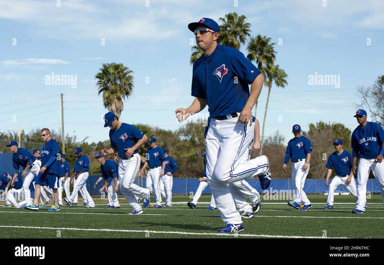 L-R) Munenori Kawasaki (Blue Jays),Ichiro Suzuki (Yankees), APRIL