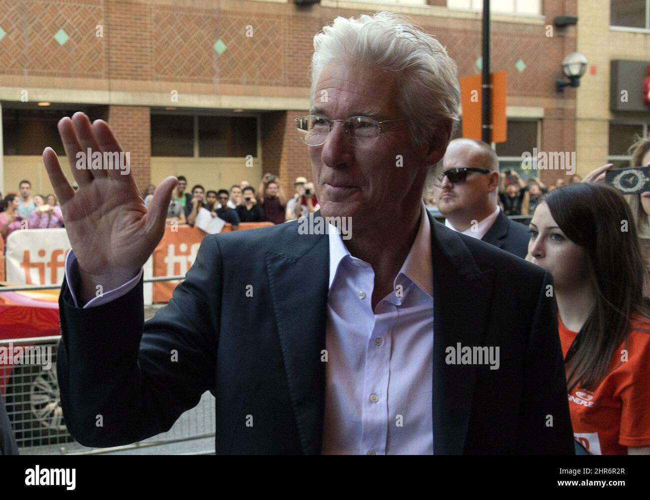 Richard Gere arrive sur le tapis rouge pour le film « Time Out of Mind » au Festival international du film de Toronto, le dimanche 7 septembre 2014. LA PRESSE CANADIENNE/Frank Gunn Banque D'Images