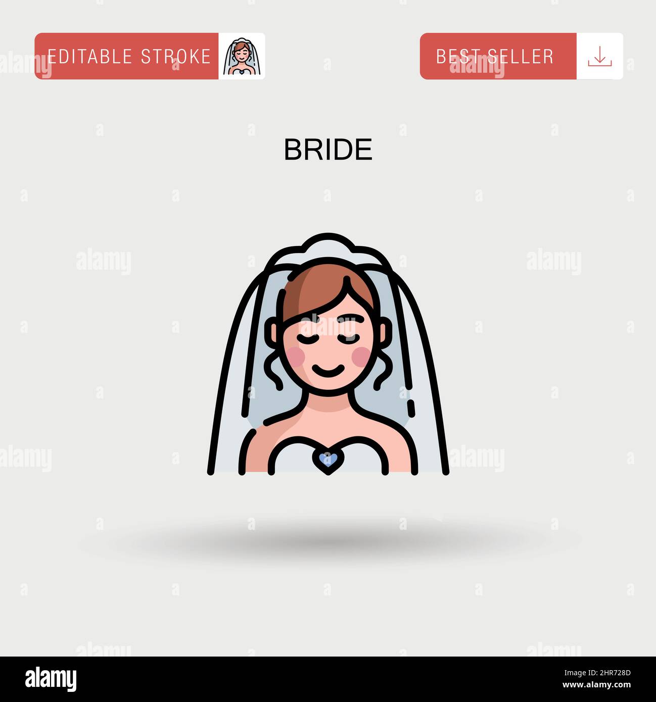 Icône de vecteur simple de bride. Illustration de Vecteur