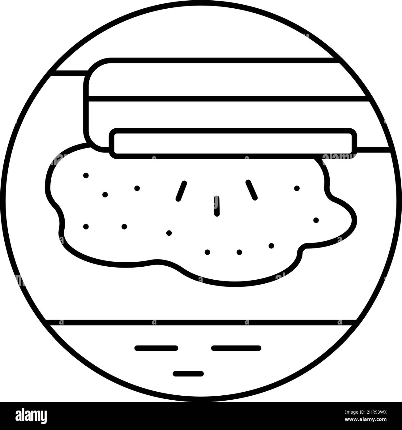 illustration du vecteur de l'icône de la ligne de traitement de photothérapie Illustration de Vecteur