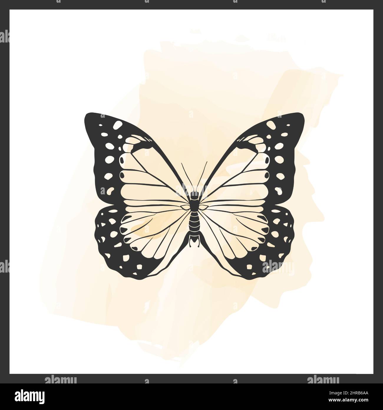 Une affiche artistique universelle moderne. Convient pour les cartes de vœux, les affiches, les cartes de vacances, les cartes d'entreprise et les invitations. Illustration vectorielle. Doodle Illustration de Vecteur