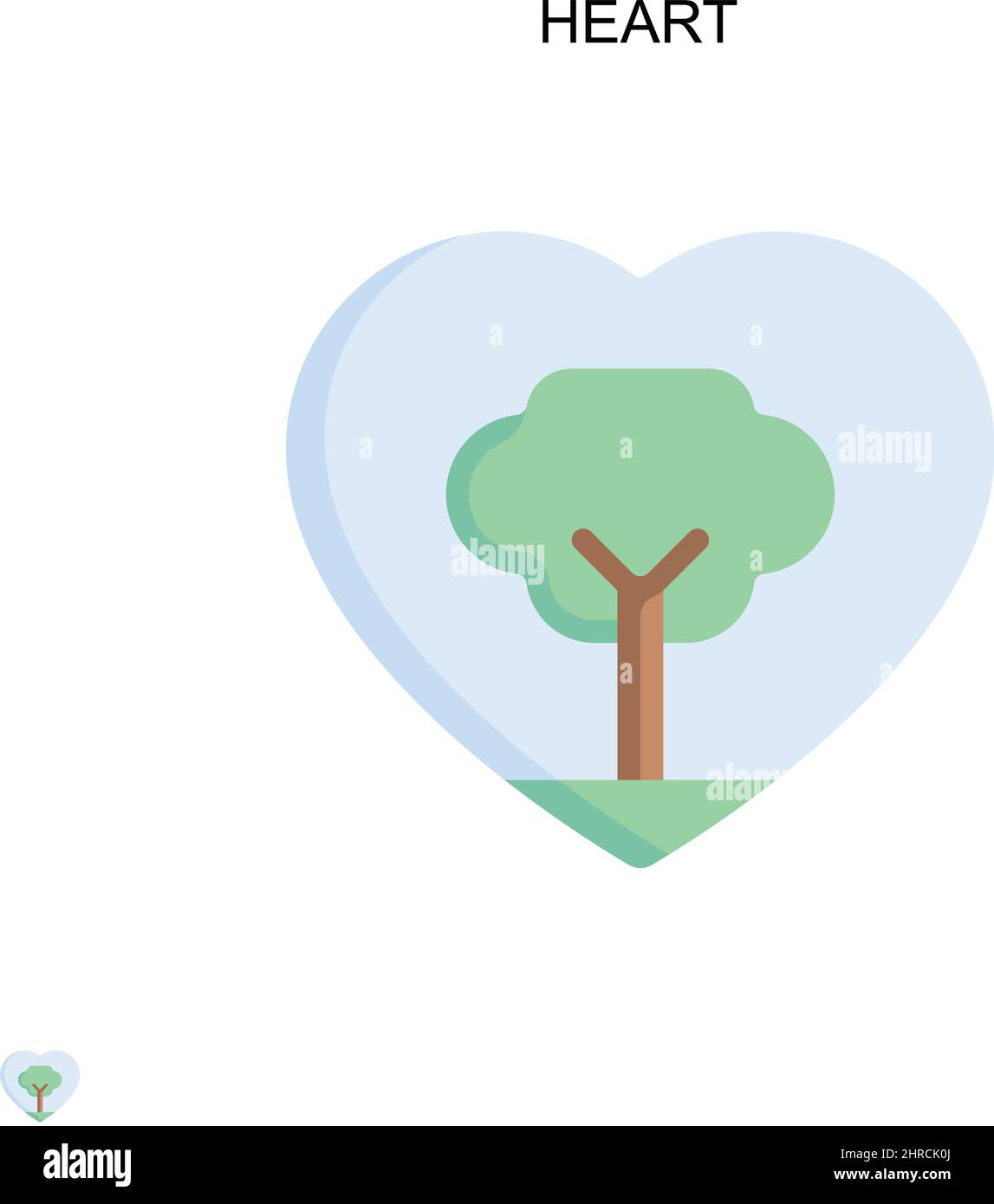 Icône vecteur simple coeur.Modèle de conception de symbole d'illustration pour élément d'interface utilisateur Web mobile. Illustration de Vecteur