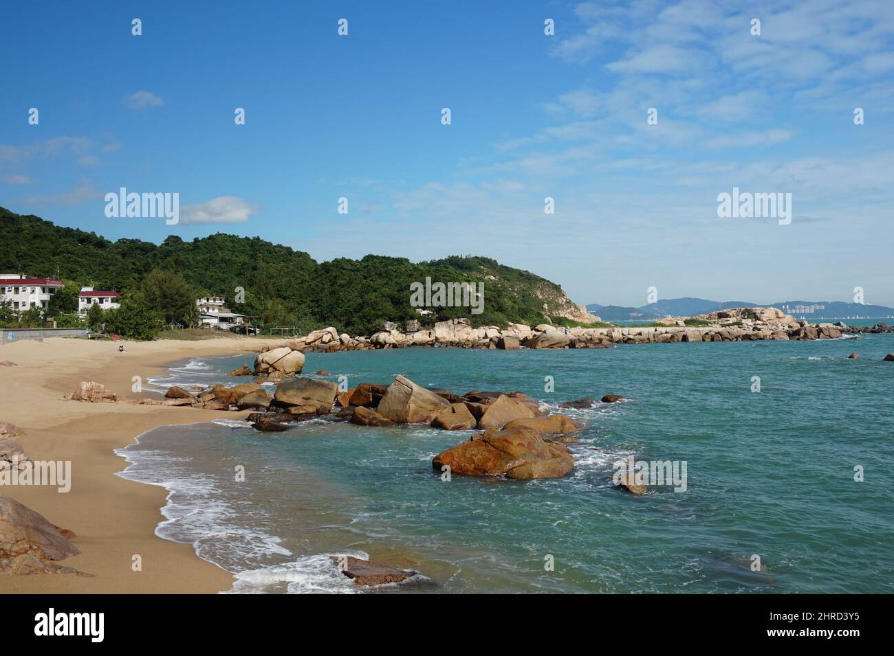 Côte à l'île de Lamma (Hongkong) Banque D'Images