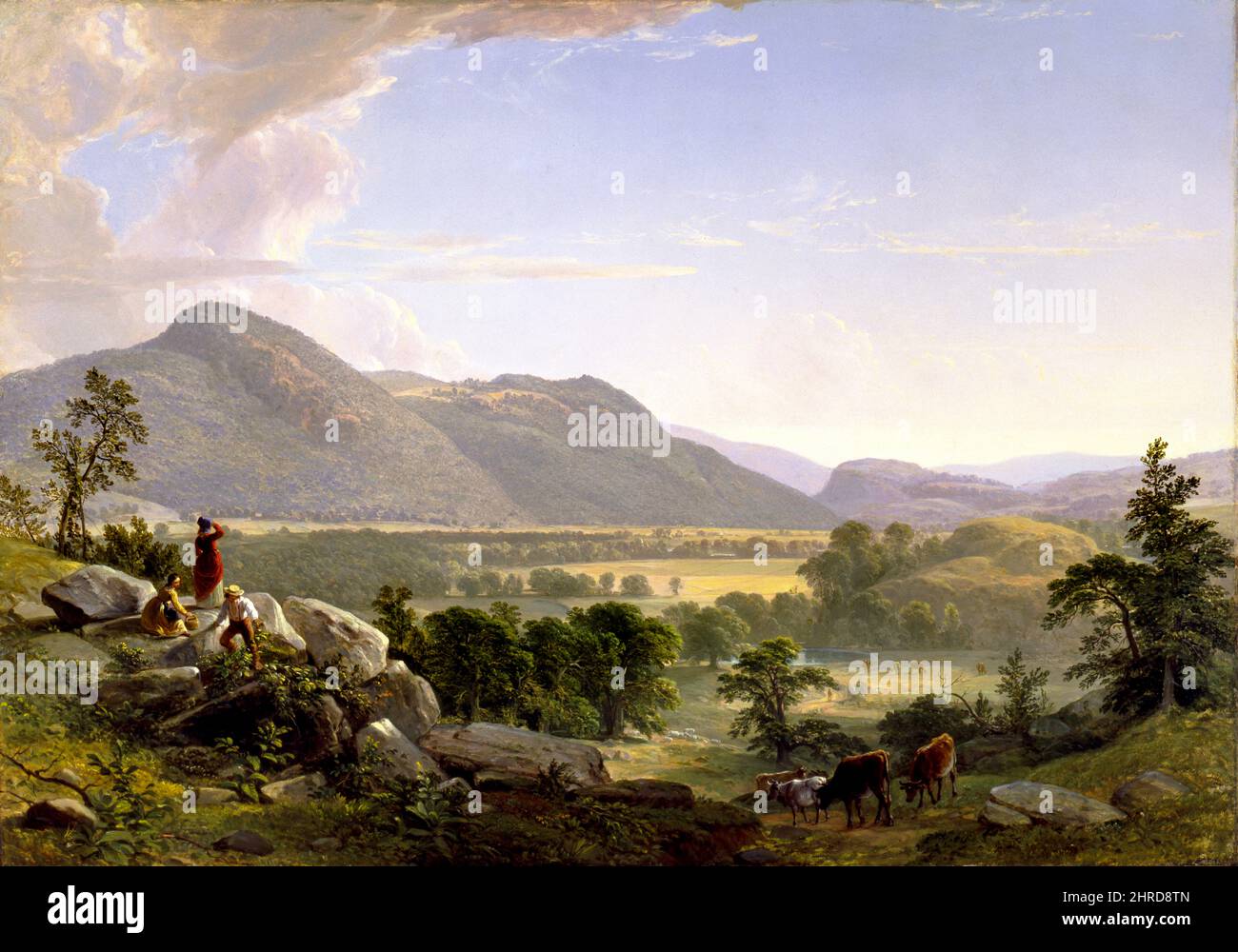 Dover Plains, Dutchess County, New York par Asher Brown Durand (1896-1886), huile sur toile, 1848 Banque D'Images