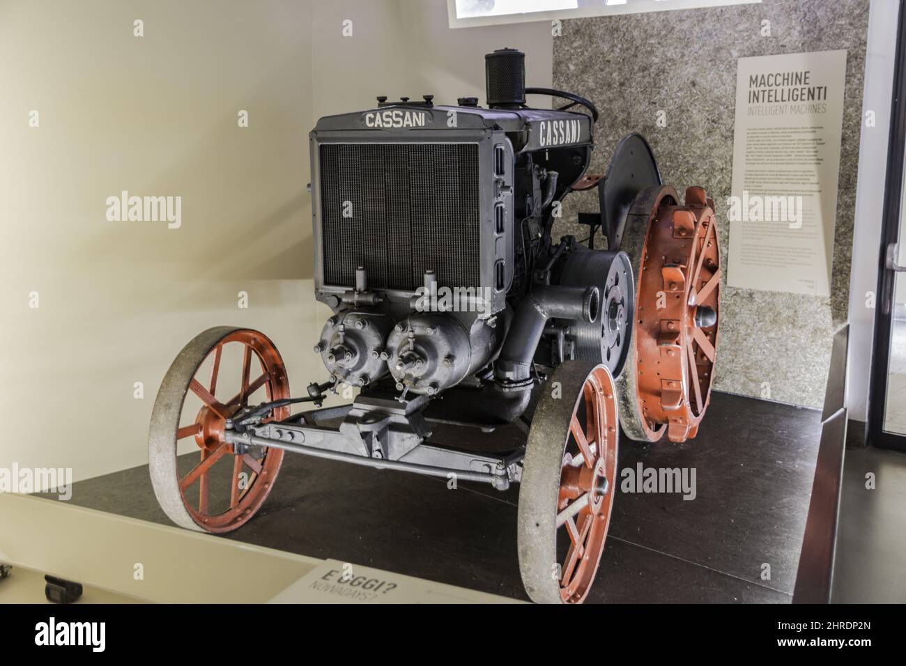 Cassani modèle 40 CV dans un musée en Italie Banque D'Images